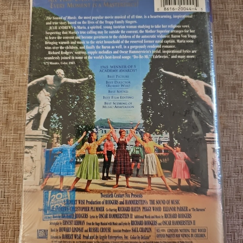 Sealed VHS The Sound of Music Classic Movie